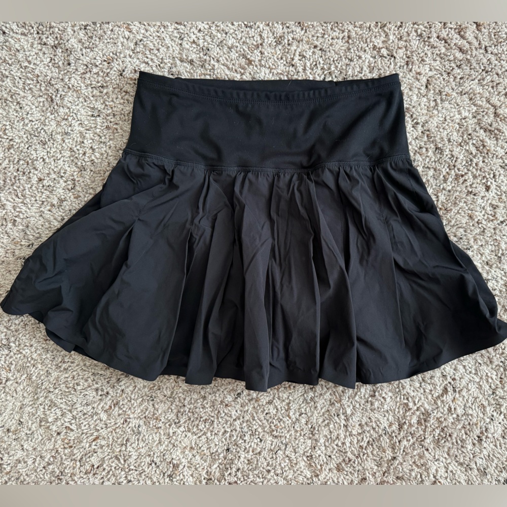 JoyLab Black Tennis Skirt